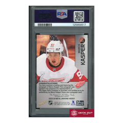 Marco Kasper - Rookie Autograph - 386/399 - 2023 Metal Universe - 153 - PSA 8 - 125858517-2