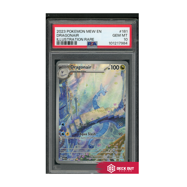 Dragonair - Illustration Rare - 2023 Pokemon MEW EN - 181 - PSA 10 - 101217984 - Deck Out Gaming