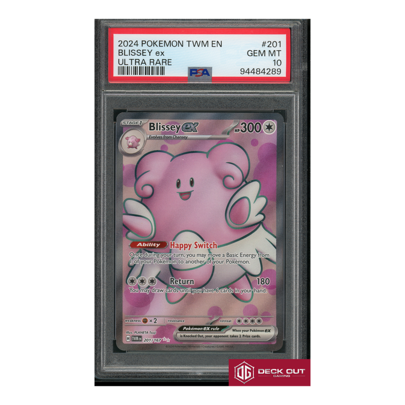 Blissey ex - PSA 10 - 94484289 - Twilight Masquerade - #201-1