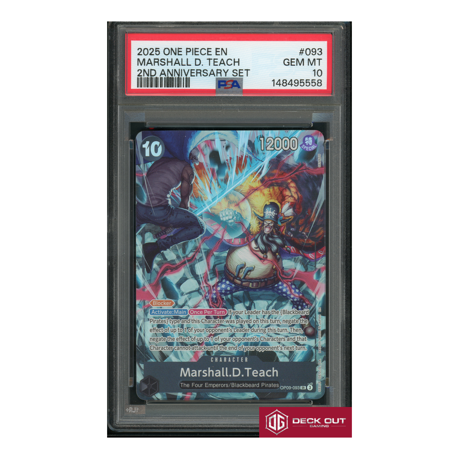 Marshall.D.Teach - PSA 10 - 148495558 - English 2nd Anniversary Set - #093