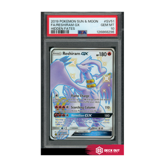 Reshiram GX FA - Hidden Fates - 2019 Pokemon Sun & Moon - SV51 - PSA 10 - 126868296 - Deck Out Gaming