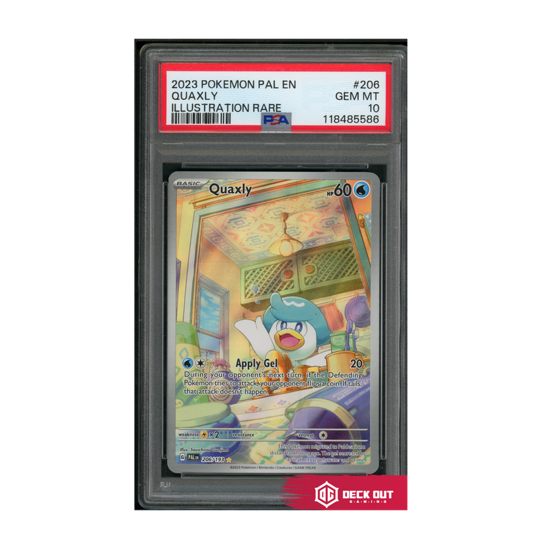 Quaxly - 2023 Pokemon Pal EN - #206 - PSA 10 - 118485586 - Deck Out Gaming