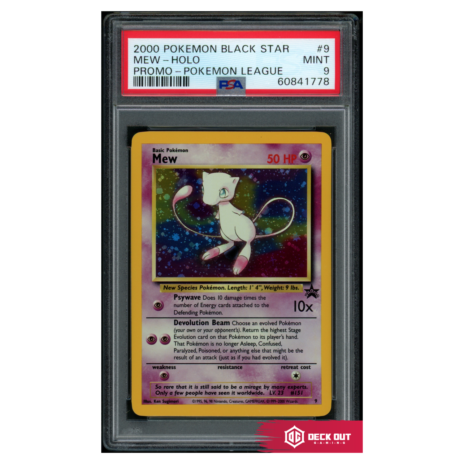 Mew (Holo) - WoTC Promo - 9 - PSA 9 - 60841778