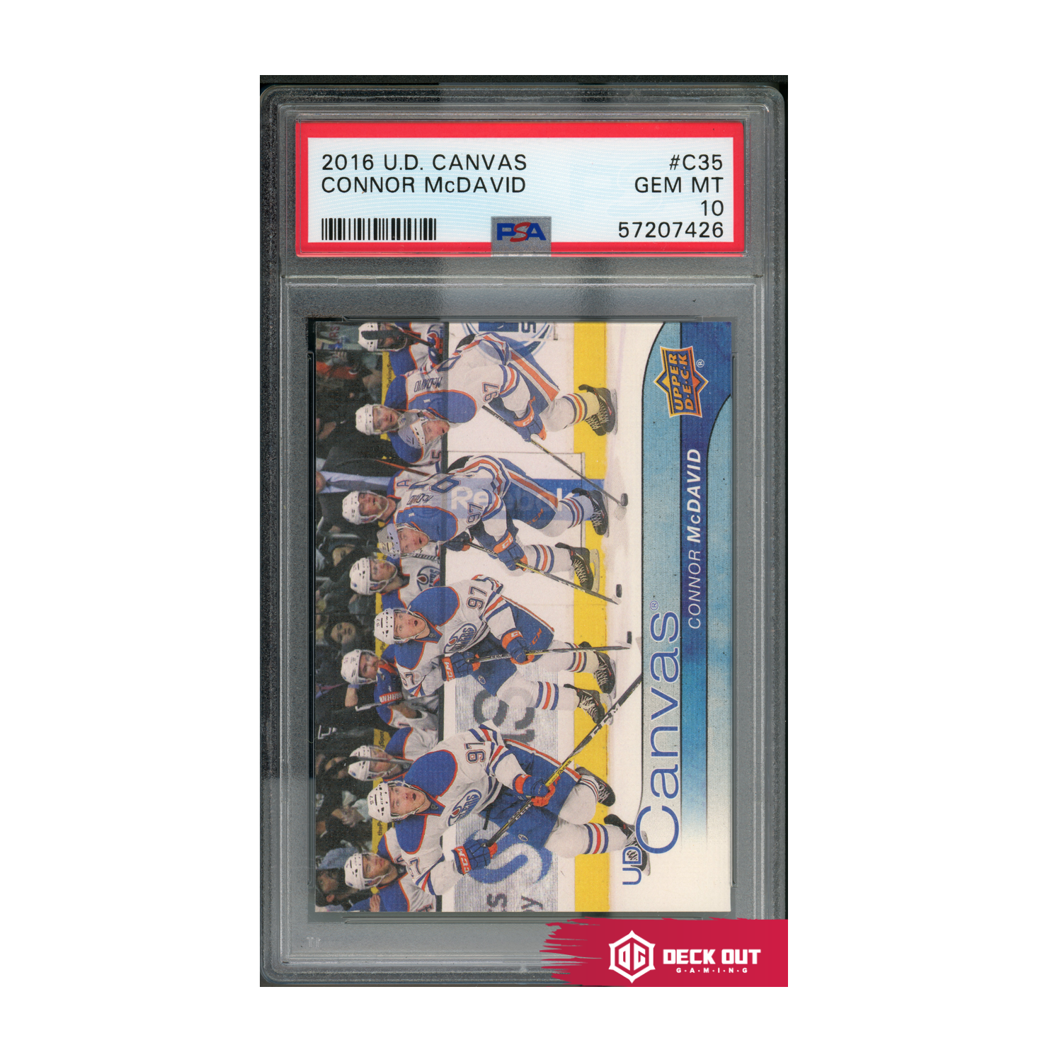 Connor McDavid - 2016 UD Canvas - C35 - PSA 10 - 57207426 - Deck Out Gaming