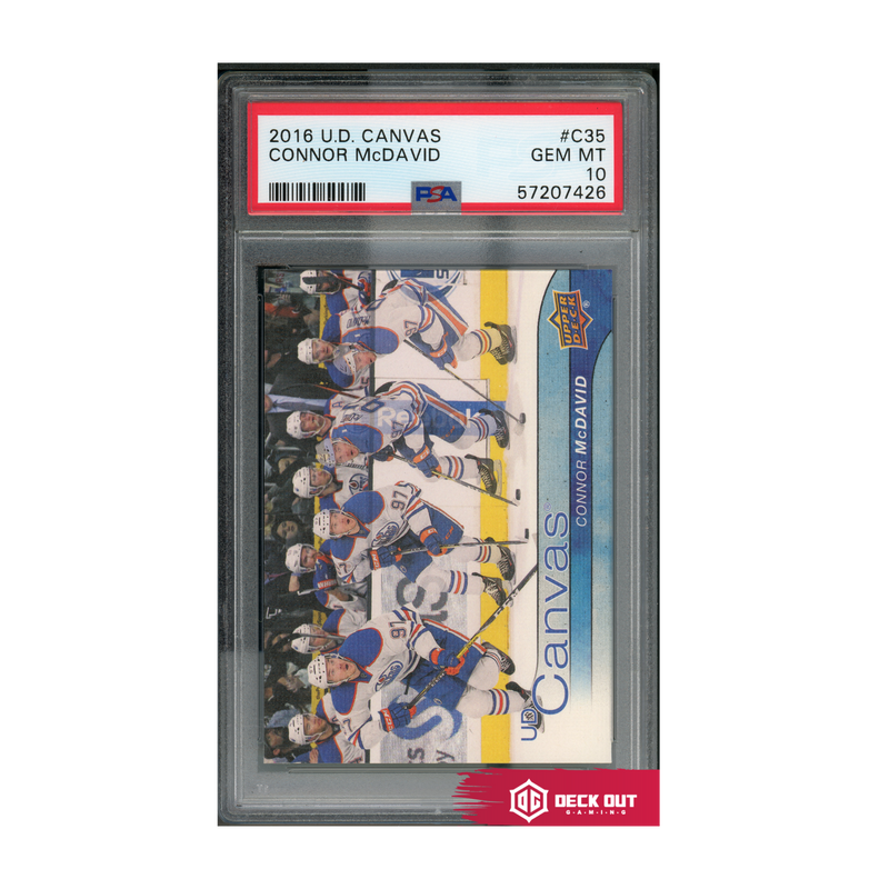 Connor McDavid - 2016 UD Canvas - C35 - PSA 10 - 57207426 - Deck Out Gaming