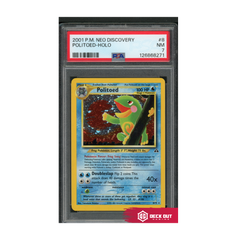 Politoed Holo - 2001 PM Neo Discovery - 8 - PSA 7 - 126868271 - Deck Out Gaming