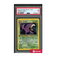 Crobat Holo - 1st Edition - 2001 PM Neo Revelation - 4 - PSA 7 - 126868270 - Deck Out Gaming