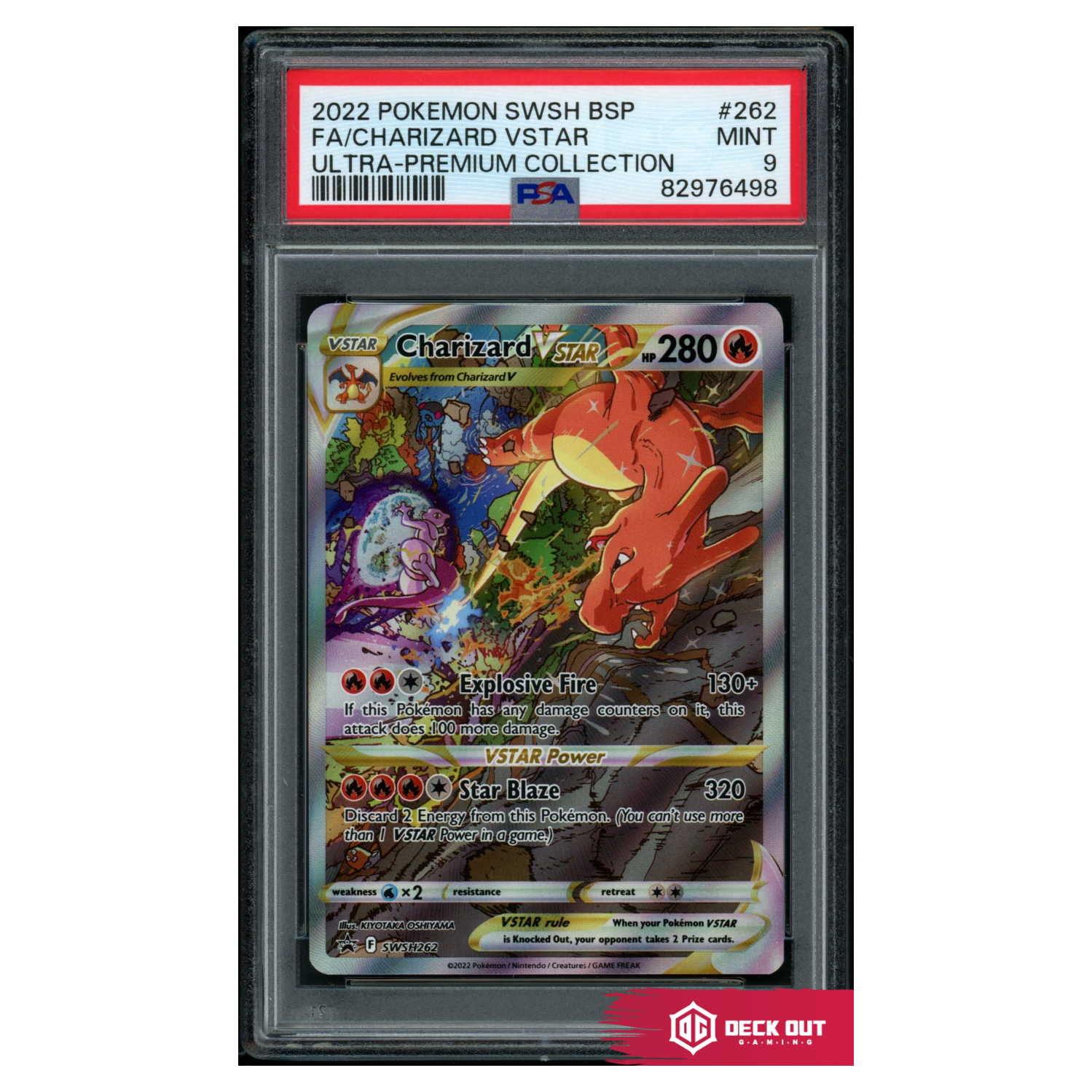 Charizard VStar - SWSH Promos - SWSH262 - PSA 9 - 82976498 - Deck Out Gaming