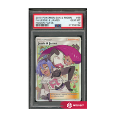 Jessie & James - Hidden Fates - 068 - PSA 10 - 57139784 - Deck Out Gaming