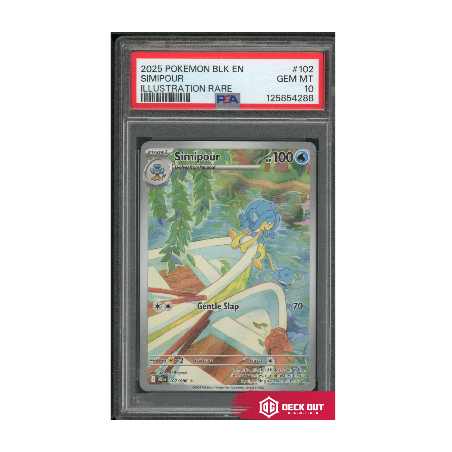 Simipour - 2023 Pokemon Blk EN - #102 - PSA 10 - 125854288 - Deck Out Gaming