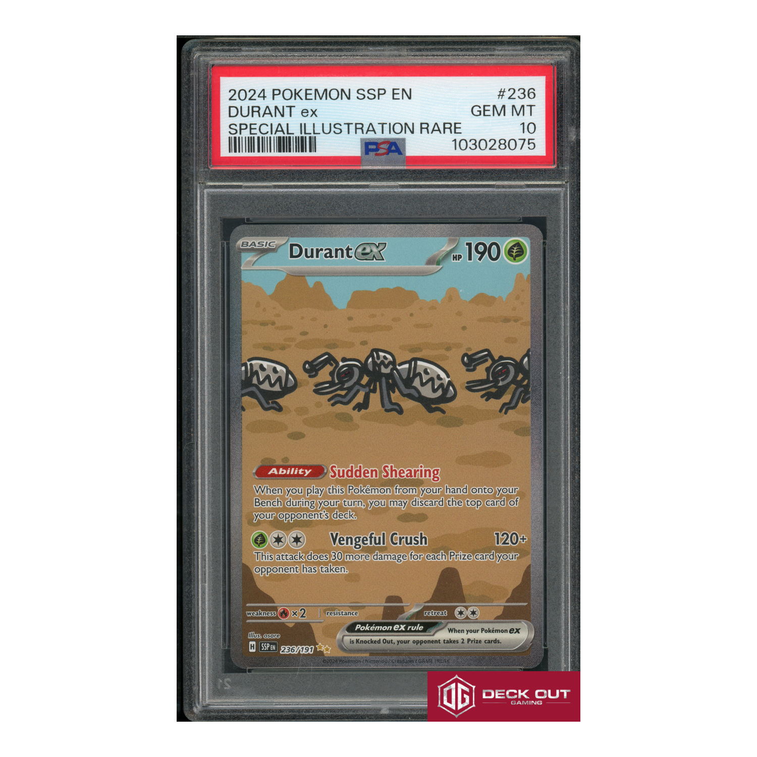 Durant ex - PSA 10 - 103028075 - Surging Sparks - #236