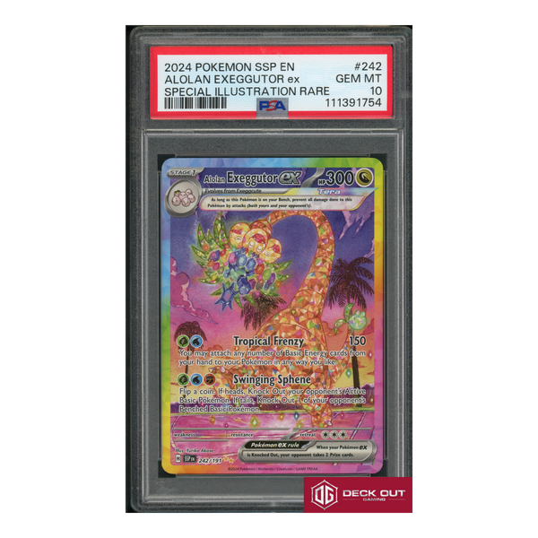 Alolan Exeggutor ex - PSA 10 - 111391754 - Surging Sparks - #42
