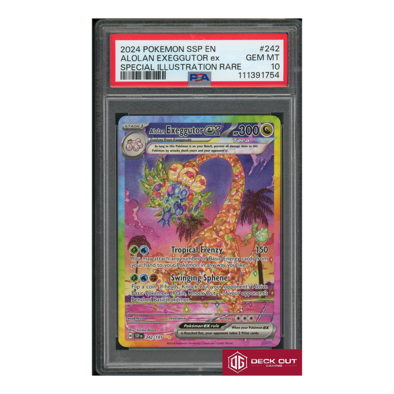 Alolan Exeggutor ex - PSA 10 - 111391754 - Surging Sparks - #42-1