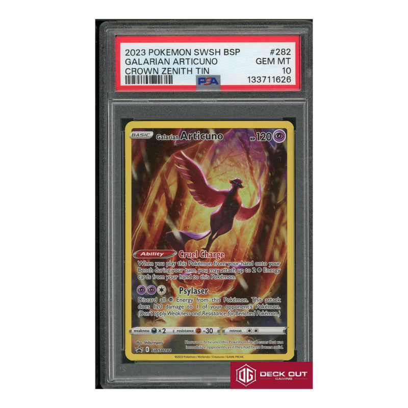 Galarian Articuno - PSA 10 - 133711626 - SWSH Promos - #282-1