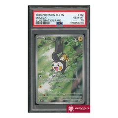 Emolga - PSA 10 - 129850703 - Black Bolt - #112 - Deck Out Gaming