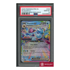 Glaceon ex - PSA 10 - 134448666 - Surprise Box Exclusive - #026 - Deck Out Gaming