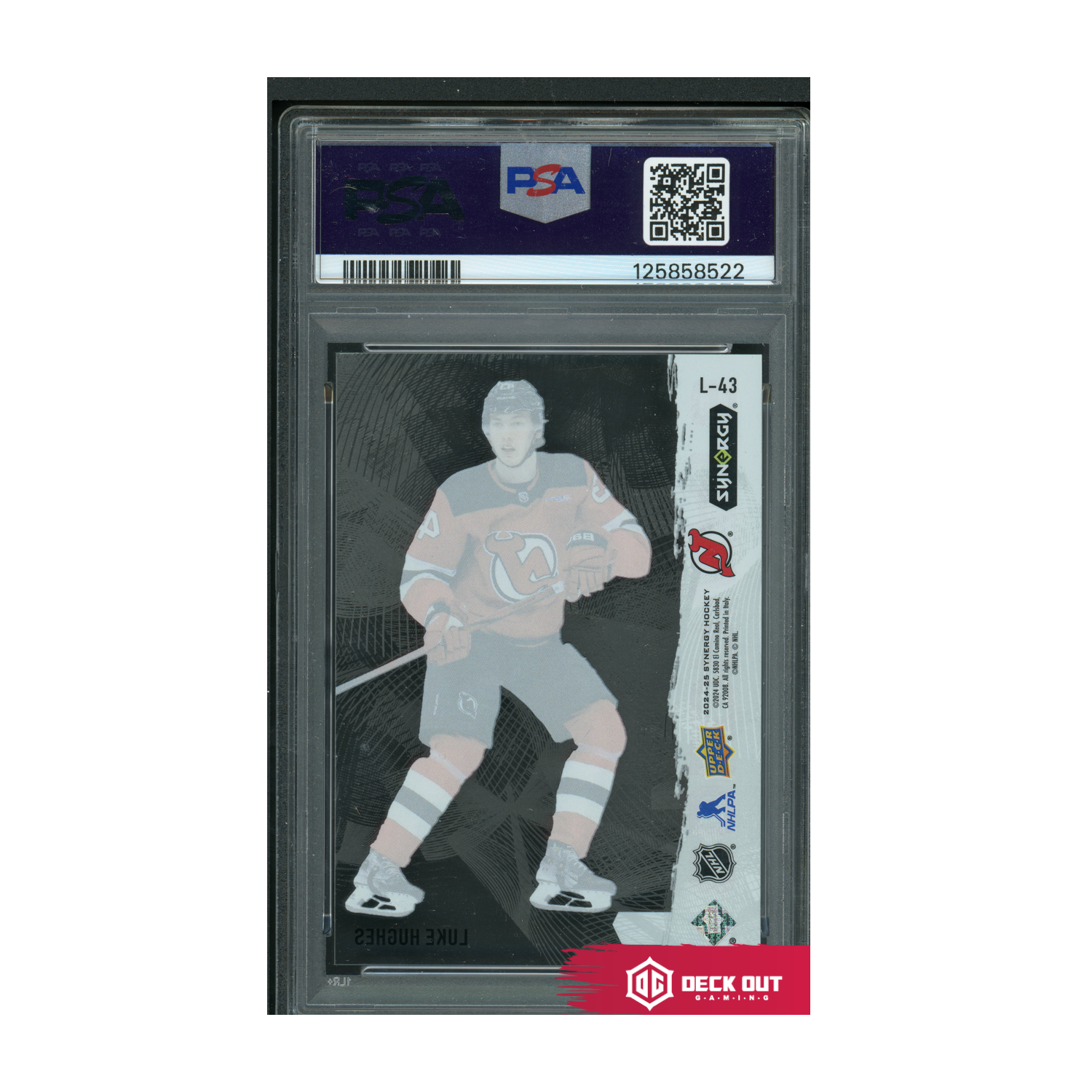 Luke Hughes - Colorways - 2024 Synergy - L43 - PSA 10 - 125858522