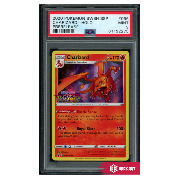Charizard - SWSH Promos - SWSH066 - PSA 9 - 61192275 - Deck Out Gaming