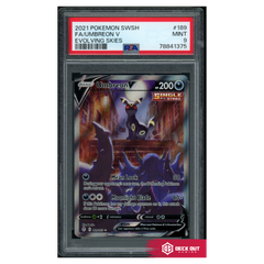 Umbreon V - Evolving Skies - 189 - PSA 9 - 78841375 - Deck Out Gaming