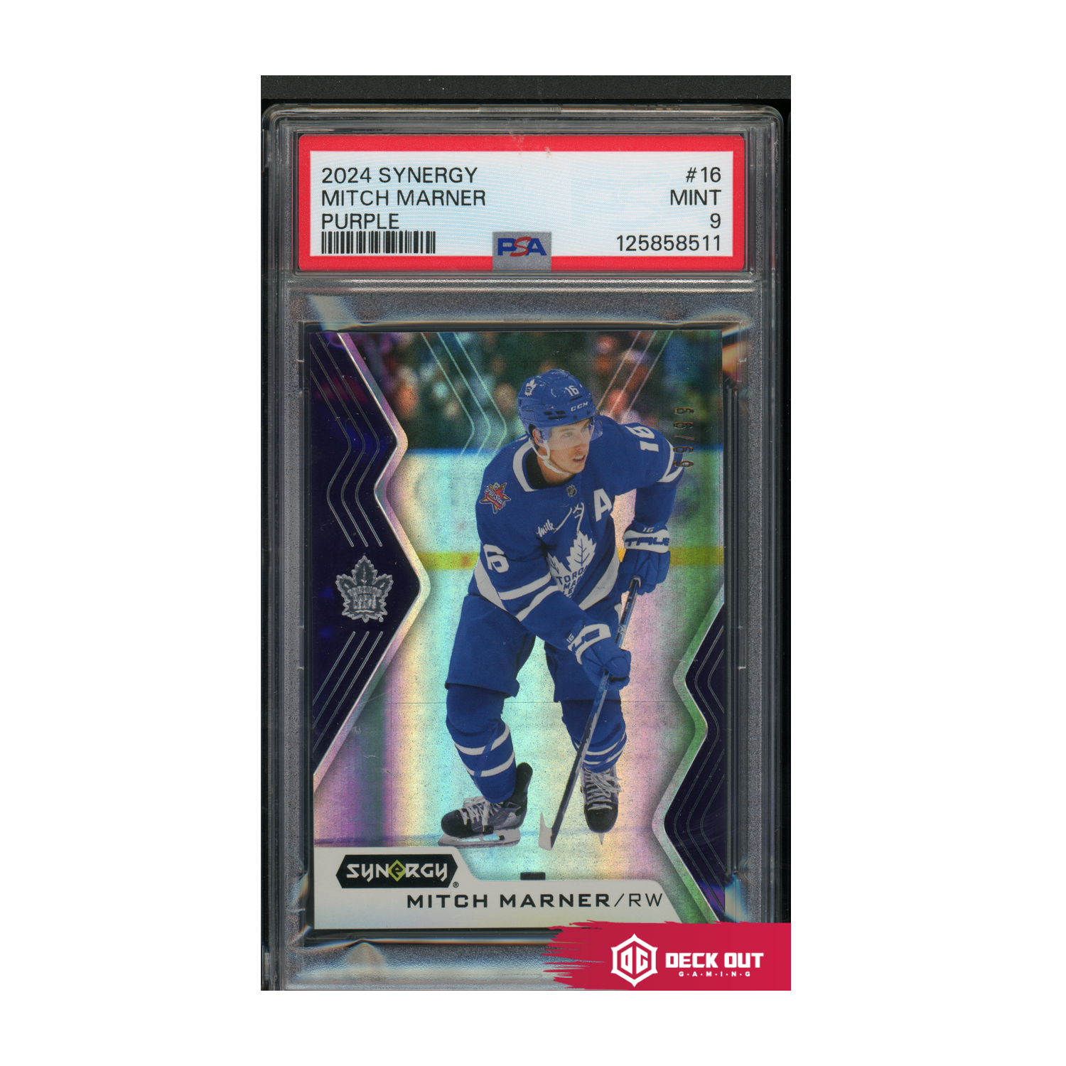 Mitch Marner - Purple - 69/99 - 2024 Synergy - 16 - PSA 9 - 125858511 - Deck Out Gaming