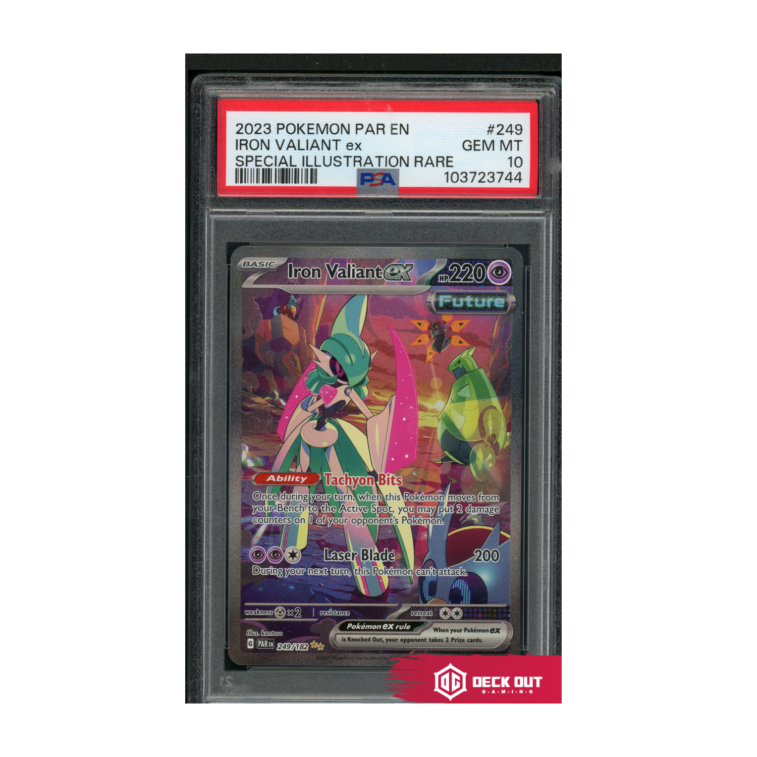 Iron Valiant ex - Paradox Rift - 249 - PSA 10 - 103723744