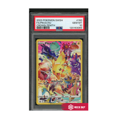 FA Pikachu - Crown Zenith - 160 - PSA 10 - 120163069 - Deck Out Gaming