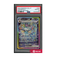 Vaporeon ex (Japanese) - Terastal Festival - 205 - PSA 10 - 103490869 - Deck Out Gaming