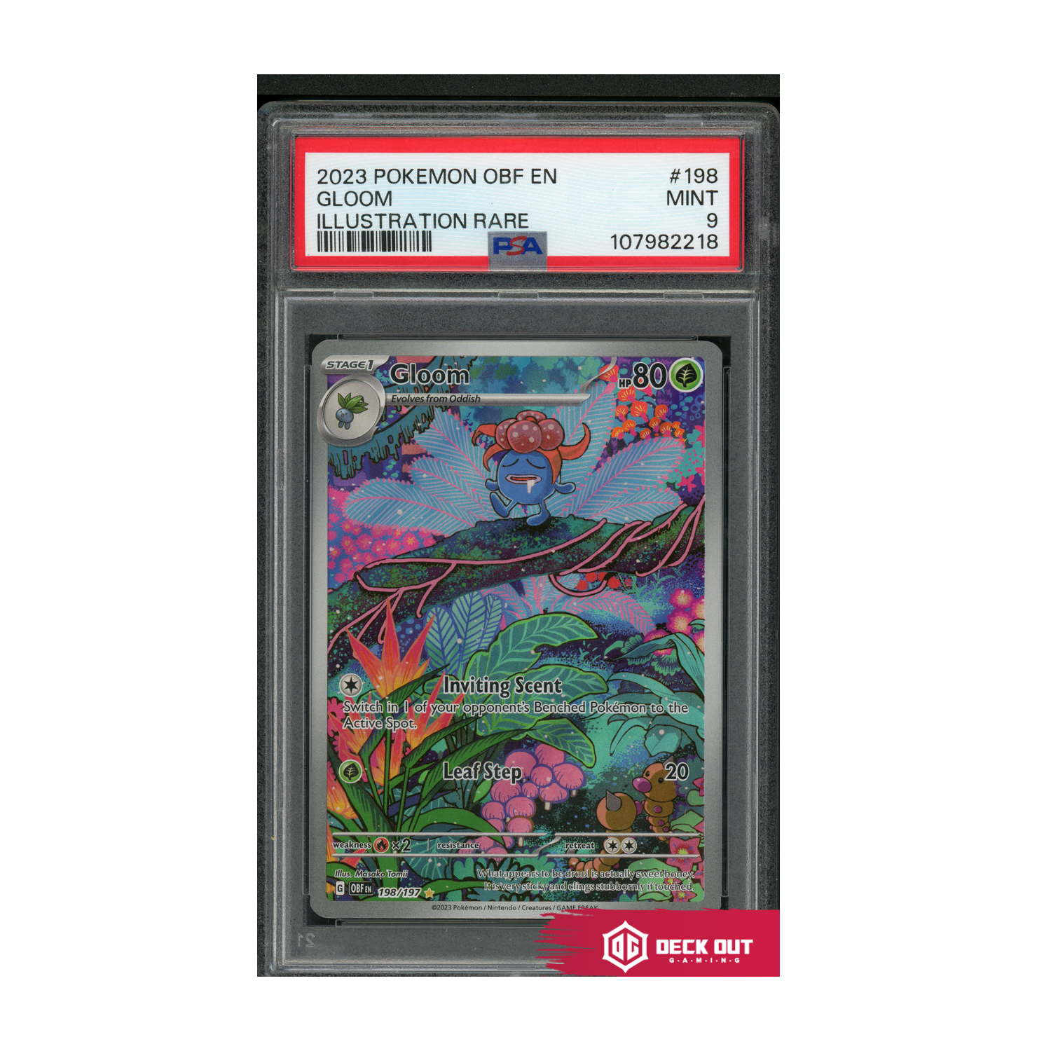 Gloom - Obsidian Flames - 198 - PSA 9 - 107982218 - Deck Out Gaming
