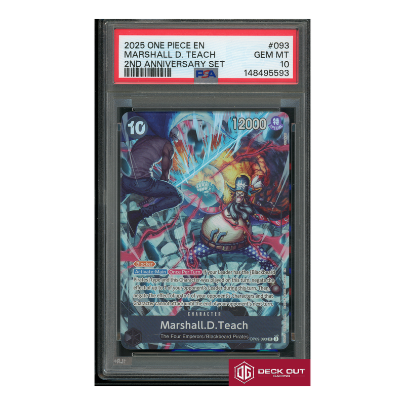 Marshall.D.Teach - PSA 10 - 148495593 - English 2nd Anniversary Set - #093-1