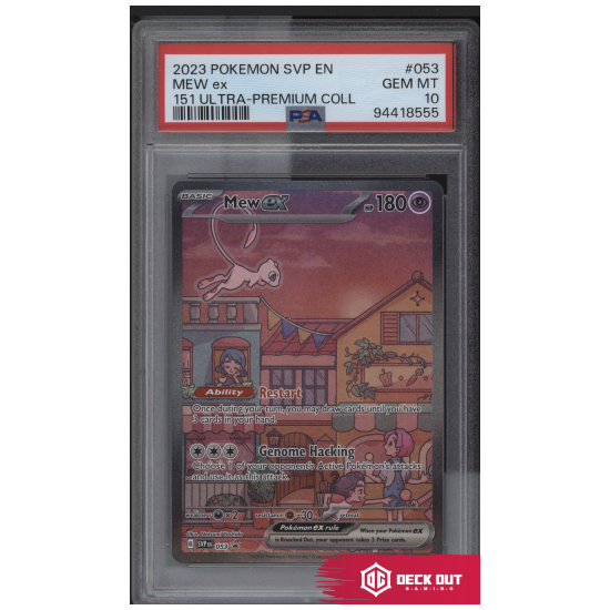 Mew ex - SV Promos - SVP053 - PSA 10 - 94418555 - Deck Out Gaming
