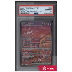 Mew ex - SV Promos - SVP053 - PSA 10 - 94418555 - Deck Out Gaming