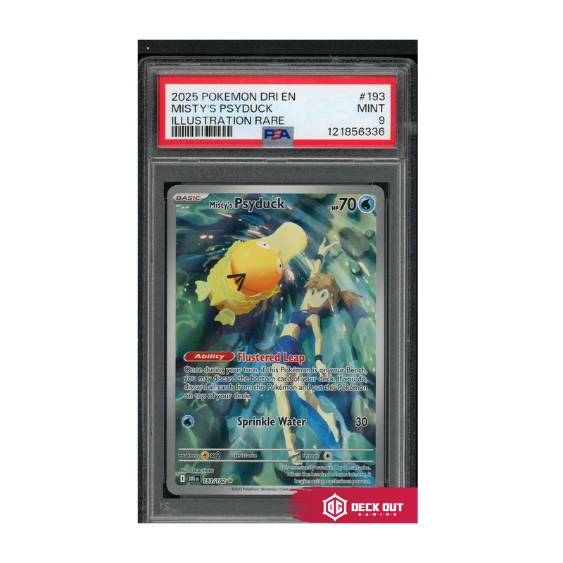 Misty's Psyduck - Destined Rivals - 193 - PSA 9 - 121856336 - Deck Out Gaming