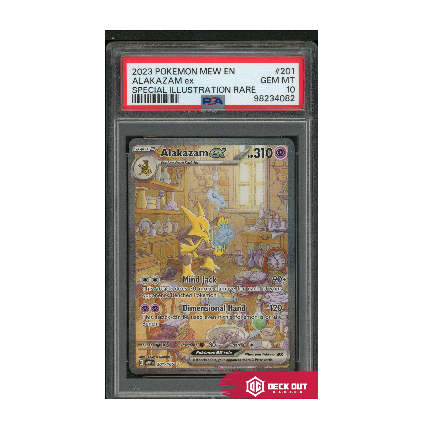 Alakazam ex - 151 - 201 - PSA 10 - 98234082 - Deck Out Gaming