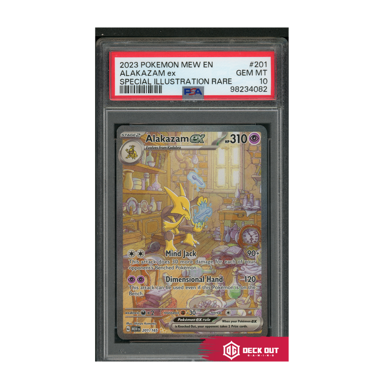 Alakazam ex - 151 - 201 - PSA 10 - 98234082 - Deck Out Gaming