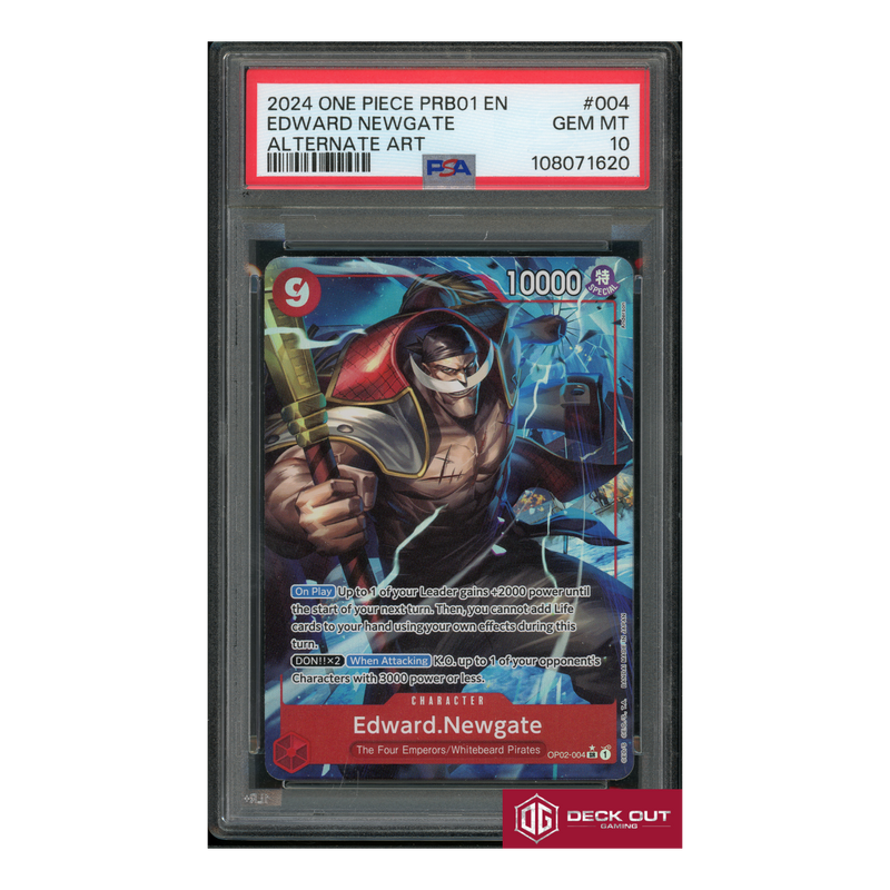 Edward Newgate - PSA 10 - 108071620 - The Best Vol.1 - #004-1