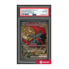 Roaring Moon ex (Japanese) - Terastal Festival - 218 - PSA 10 - 102065414 - Deck Out Gaming