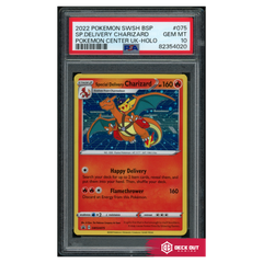 Special Delivery Charizard - SWSH Promos - SWSH075 - PSA 10 - 82354020 - Deck Out Gaming