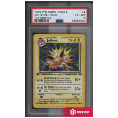 Jolteon - Jungle 1st Edition - 4 - PSA 6 - 58953050 - Deck Out Gaming