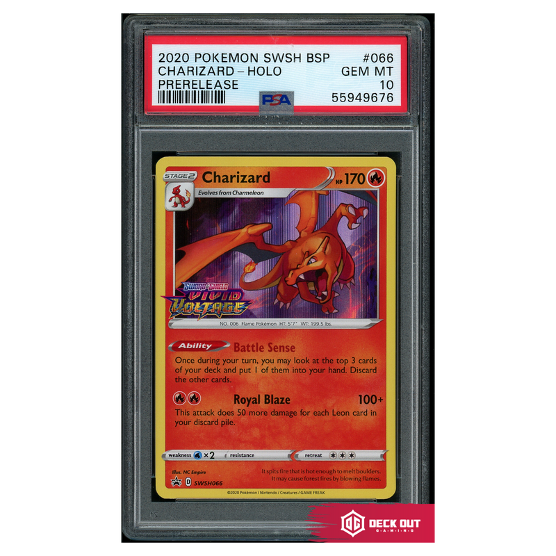 Charizard - SWSH Promos - SWSH066 - PSA 10 - 55949676 - Deck Out Gaming