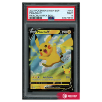 Pikachu V - SWSH Promos - SWSH143 - PSA 9 - 82979610 - Deck Out Gaming