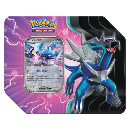 Pokemon Azure Legends Tin - Dialga ex (Pre-Order Ships February 21 2025) - Deck Out Gaming