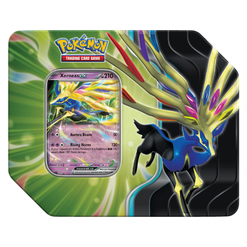 Pokemon Azure Legends Tin - Xerneas ex (Pre-Order Ships February 21 2025) - Deck Out Gaming