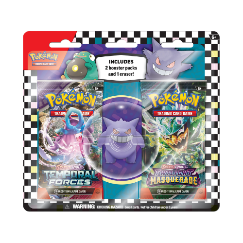 Pokemon Back To School Eraser Blister - Gengar - Deck Out Gaming