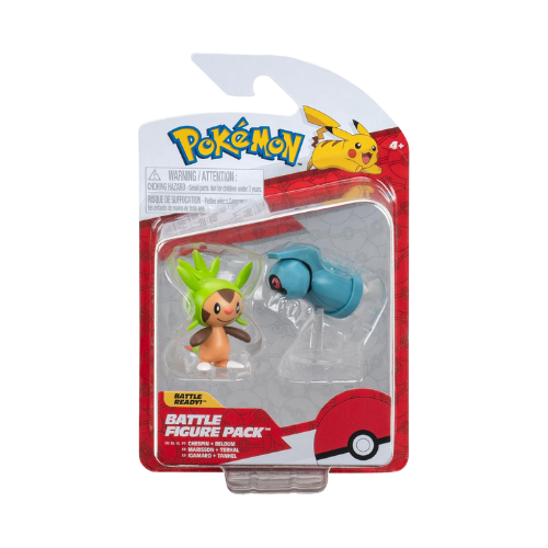 Pokemon Battle Figure Pack - Chespin, Beldum