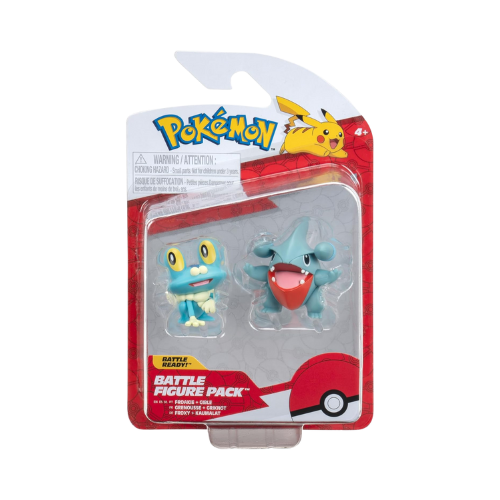 Pokemon Battle Figure Pack - Froakie, Gible