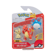 Pokemon Battle Figure Set - Mimikyu, Charmeleon, Marill - Deck Out Gaming