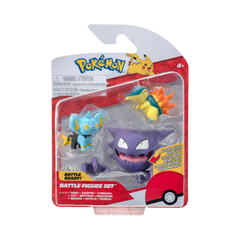 Pokemon Battle Figure Set - Shinx, Haunter, Cyndaquil - Deck Out Gaming