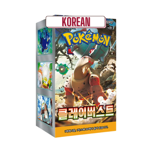 Pokemon Clay Burst Korean Booster Box - Deck Out Gaming