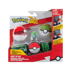 Pokemon Clip N Go Poke Ball Set - Bulbasaur - Deck Out Gaming