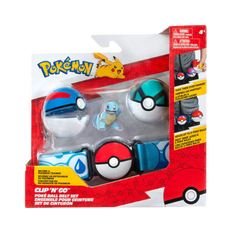 Pokemon Clip N Go Poke Ball Set - Squirtle - Deck Out Gaming